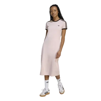 Adidas Originals Womens Adidas 3s Dress In Pink