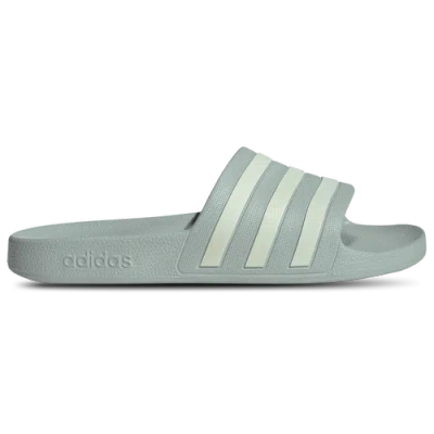 Adidas Originals Womens Adidas Adilette Aqua Slide In Silver