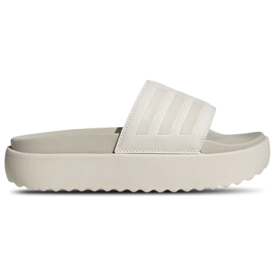 Adidas Originals Womens Adidas Adilette Platform Slides In Neutral