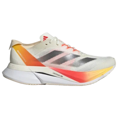 Adidas Originals Womens Adidas Adizero Boston 12 In Ivory/metallic/solar Red