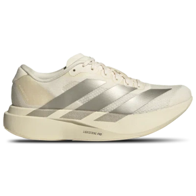 Adidas Originals Womens Adidas Adizero Evo In Wonder White/cyber Metallic/warm Vanilla 