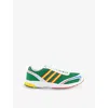 Adidas Originals Womens Green Adizero Fabric Low-top Trainers