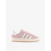 Adidas Originals Campus 00s Suede Three-stripe Sneakers In Pink
