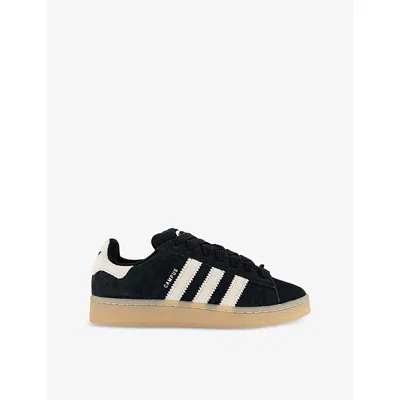 Adidas Originals Womens Black Cream White Gum Campus 00s Suede Trainers Eur 38.5 / 5.5 Uk