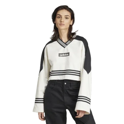 Adidas Originals Womens Adidas Crew Sweatshirt Crop In Multi