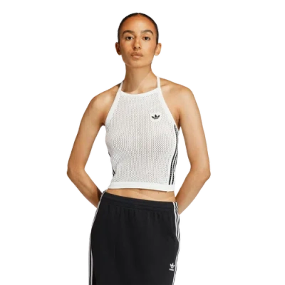 Adidas Originals Womens Adidas Crochet Top In White