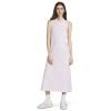 Adidas Originals Womens Adidas Essentials 3-stripes Long Racerback Dress In Ice Lavender/bliss Lilac