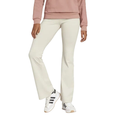 Adidas Originals Womens Adidas Essentials Small Logo Flared Leggings In White