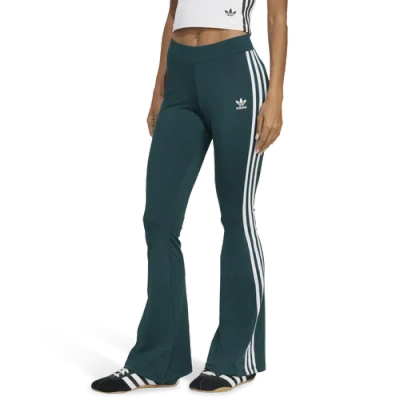 Adidas Originals Womens Adidas Flared Leggings In Blue