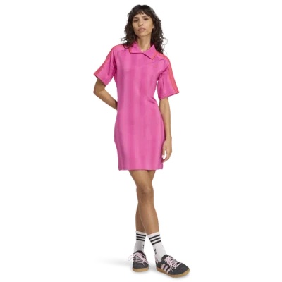 Adidas Originals Womens Adidas Footie Dress In Pink