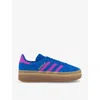 Adidas Originals Womens  Gazelle Bold In Blue Purple Burst Blue G