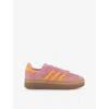 Adidas Originals Mens Bliss Pink Spark Bliss P Gazelle Bold W Low-top Suede Trainers