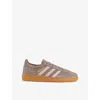 Adidas Originals Womens Adidas Handball Spezial Suede Low-top Trainers In Chalky Brown