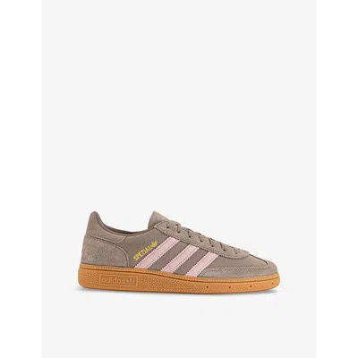 Adidas Originals Womens Adidas Handball Spezial Suede Low-top Trainers In Chalky Brown