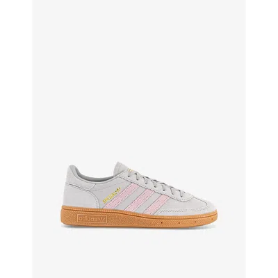 Adidas Originals Womens Adidas Handball Spezial Suede Low-top Trainers In Grey Two Clear