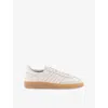 Adidas Originals Handball Spezial Suede 3-stripes Sneakers In Gray