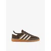 Adidas Originals Womens Dark Brown Off White Gum Handball Spezial Suede Trainers Eur 39.5 / 6.5 Uk In Brown