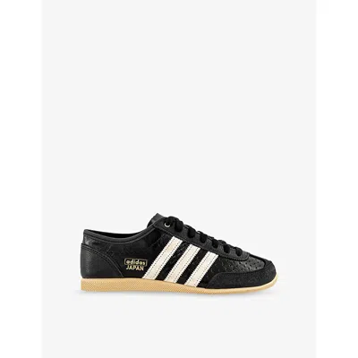 Adidas Originals Womens Adidas Japan Decon Suede And Leather Trainers In Black