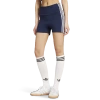 Adidas Originals Womens  3 Stripe Booty Shorts In Blue