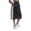 Adidas Originals Ribbed Striped Midi Straight Skirt In Multi