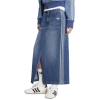 Adidas Originals Womens  Adicolor 3-stripes Denim Pencil Skirt
