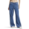 Adidas Originals Womens  Adicolor 3-stripes Denim Track Pants In Blue