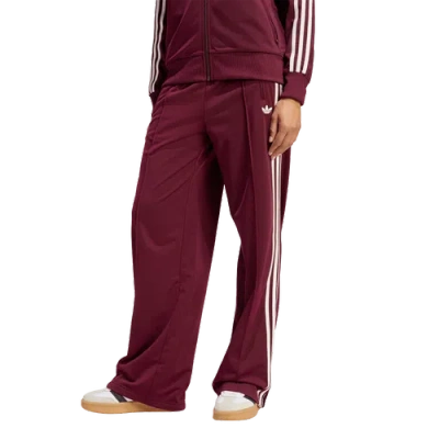 Adidas Originals Womens  Adicolor Classics Firebird Track Pants In Burgundy
