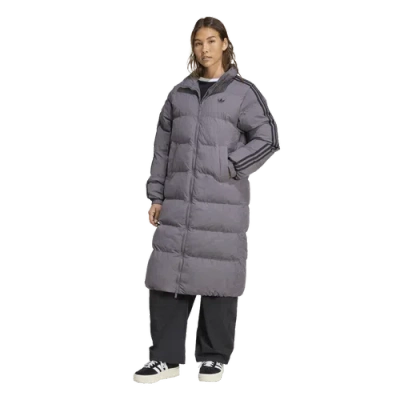 Adidas Originals Womens  Adicolor Down Puffer Jacket In Purple