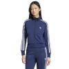 Adidas Originals Firebird Adicolor Three-stripe Logo Sweatshirt In Blue
