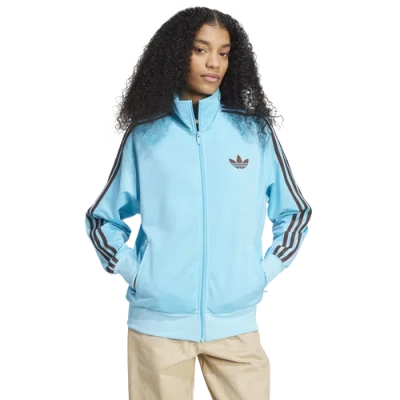 Adidas Originals Womens  Adicolor Firebird Lifestyle Track Top In Blue