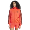 Adidas Originals Firebird Three-stripe Zip-up Sweatshirt In Orange