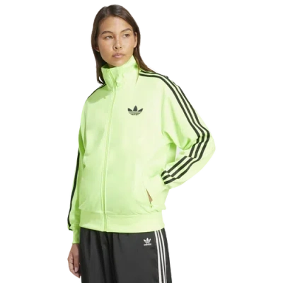 Adidas Originals Womens  Adicolor Firebird Lifestyle Track Top In Green