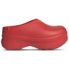 Adidas Originals Adifom Stan Smith Platform Mule In Solar Red/solar Red/red