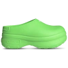 Adidas Originals Adifom Stan Smith Mule Slippers In White/solar Green/solar Green