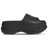 Adidas Originals Womens  Adifom Stan Smith Slides In Black/grey/black