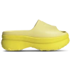 Adidas Originals Adidas Adifom Stan Smith Platform Slide In Powder Yellow/pure Sulfur/powder Yellow