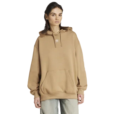 Adidas Originals Womens  Essentials Oversized Hoodie In Neutral