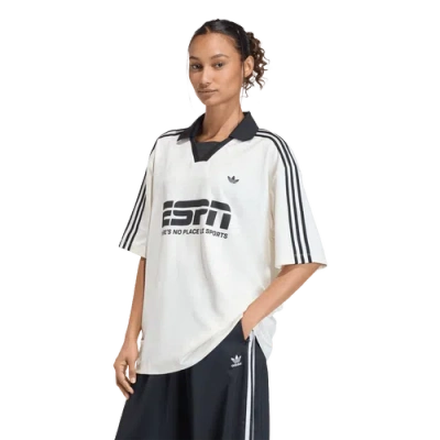 Adidas Originals Womens  Football Jersey In White