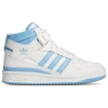 Adidas Originals Womens  Forum Mid In Cloud White/semi Blue Burst/cloud White