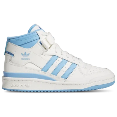 Adidas Originals Womens  Forum Mid In Cloud White/semi Blue Burst/cloud White