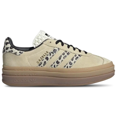 Adidas Originals Womens  Gazelle Bold In Cream White/black/cream White