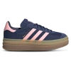 Adidas Originals Gazelle Bold "dark Blue/pink Spark" Sneakers In Dark Blue/pink Spark