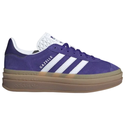 Adidas Originals Womens  Gazelle Bold In White/purple