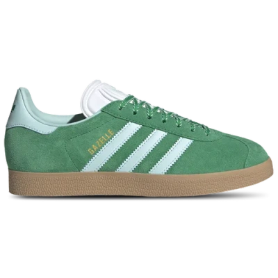 Adidas Originals Womens  Gazelle In Green/semi Flash Aqua/gold Metallic