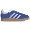 Adidas Originals Gazelle Indoor Suede Sneakers In Gum/orchid Fusion/blue