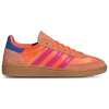 Adidas Originals Handball Spezial Sneakers In Orange Suede And Fabric In Orange/pink