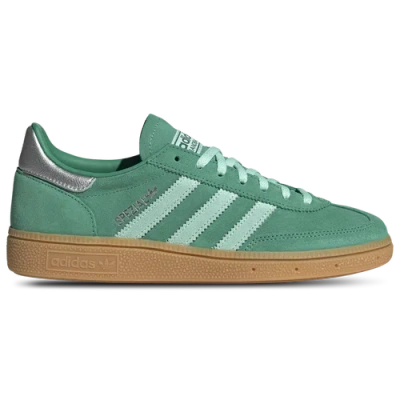 Adidas Originals Womens  Handball Spezial In Semi Court Green/clear Mint/gum
