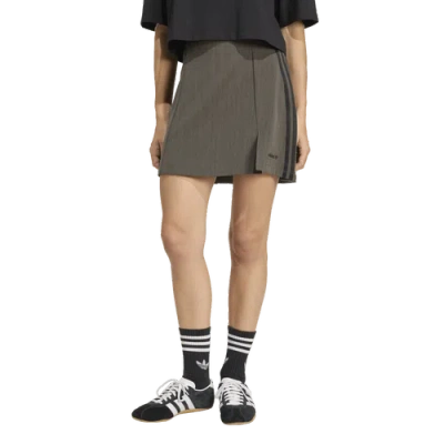 Adidas Originals Womens  Lifestyle Tailored Skirt In Brown