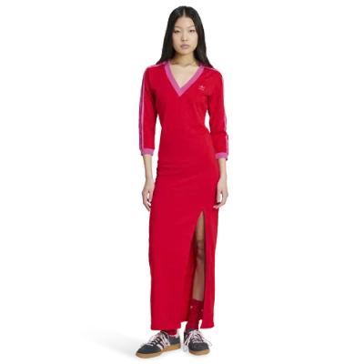 Adidas Originals Womens  Maxi Dress In Red