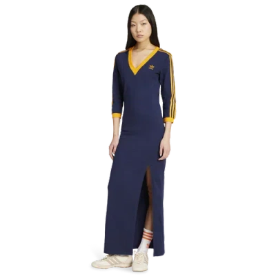 Adidas Originals Womens  Maxi Dress In Blue